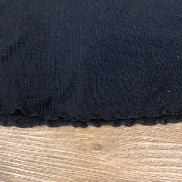 Short sleeved T-shirt • black stripped with yellow, blue, white and red • - Picture 4 of 7